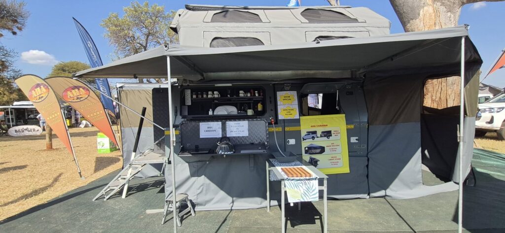 AHA Outdoor Systems at kykNET Buite ekspo 2025 at Sondela Nature Reserve.