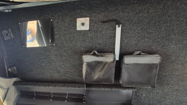 Bathroom Storage Bags and Mirror