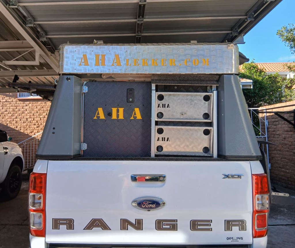 Back of a pre-owned 2023 AHA Transformer fitted to a double cab bakkie.