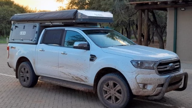 Front of a pre-owned 2023 AHA Transformer fitted to a double cab bakkie.