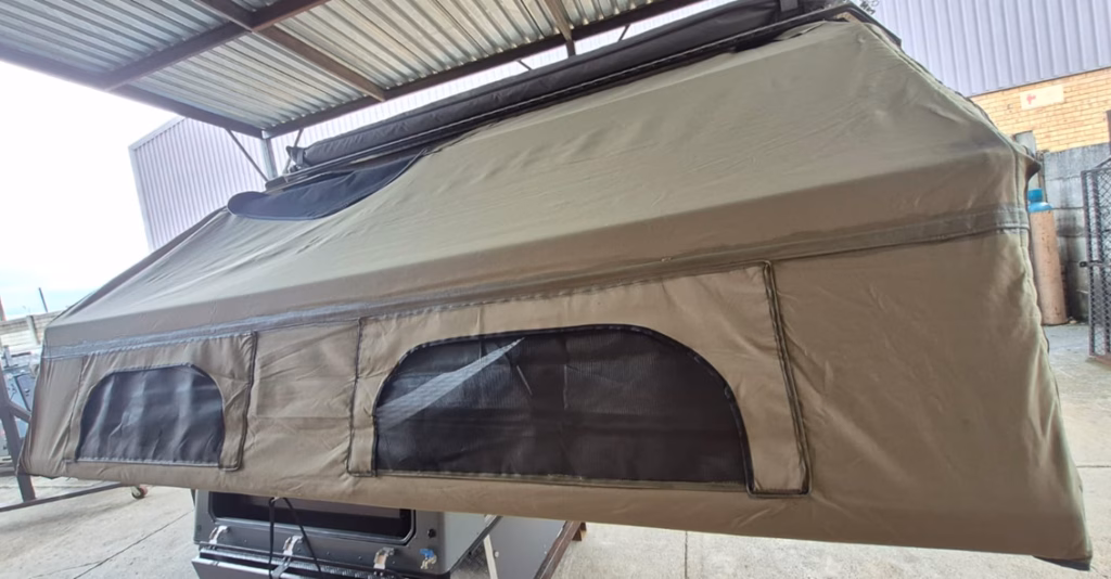 Roof and windows on the right hand side of a pre-owned 2023 AHA Transformer.