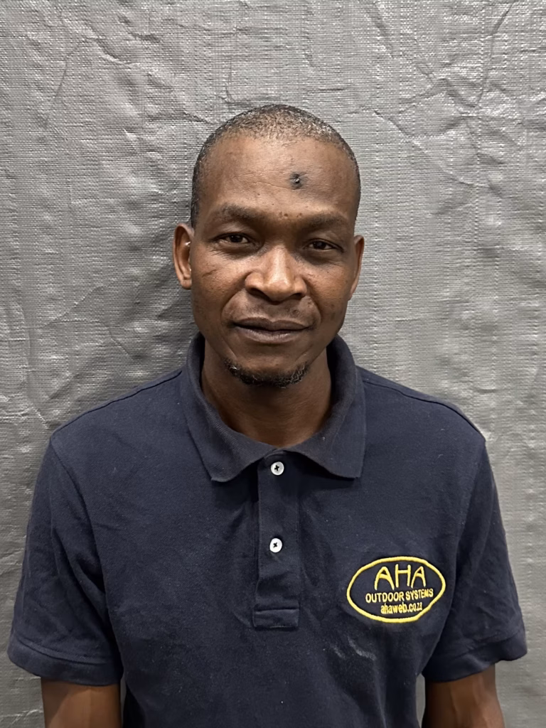 Annanias Magolego from AHA Outdoor Systems