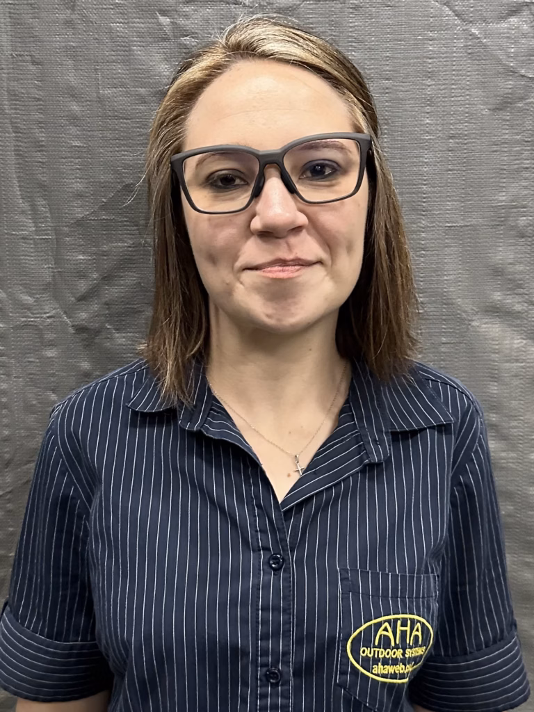 Marisca Smith from AHA Outdoor Systems