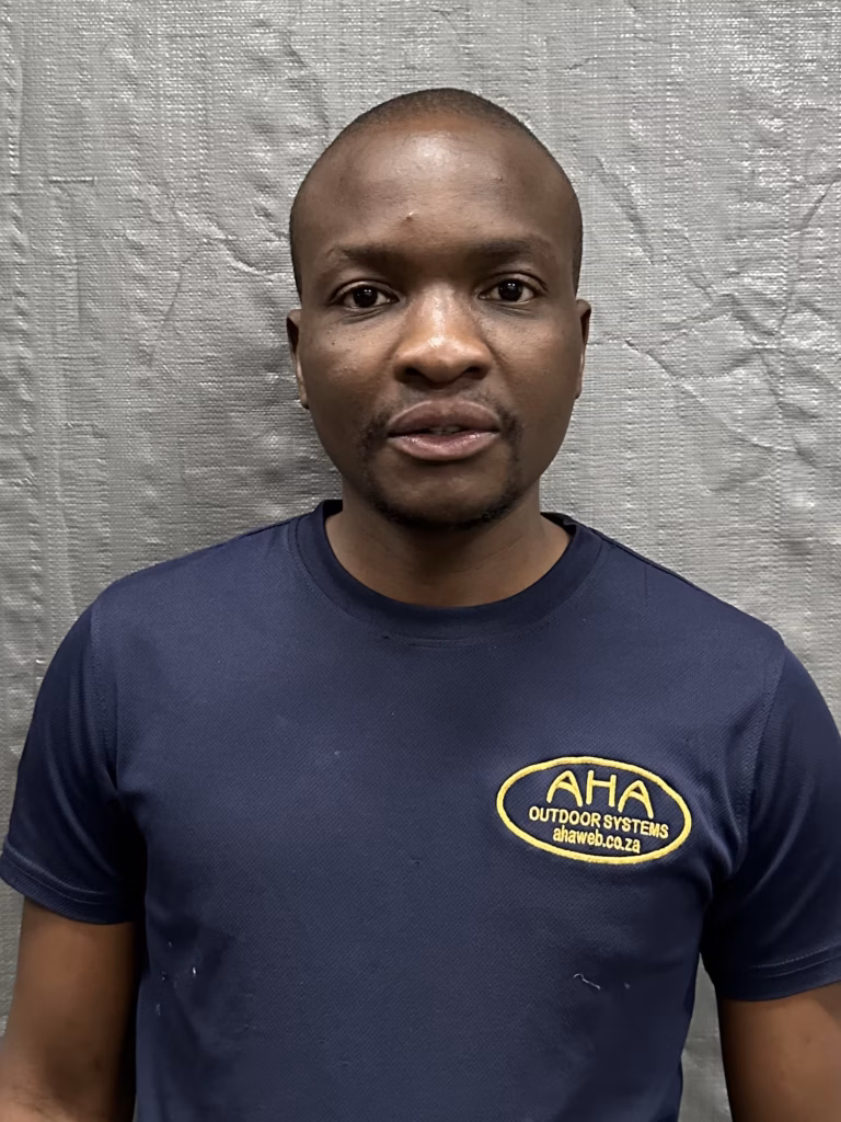 Dennis Mkansi from AHA Outdoor Systems