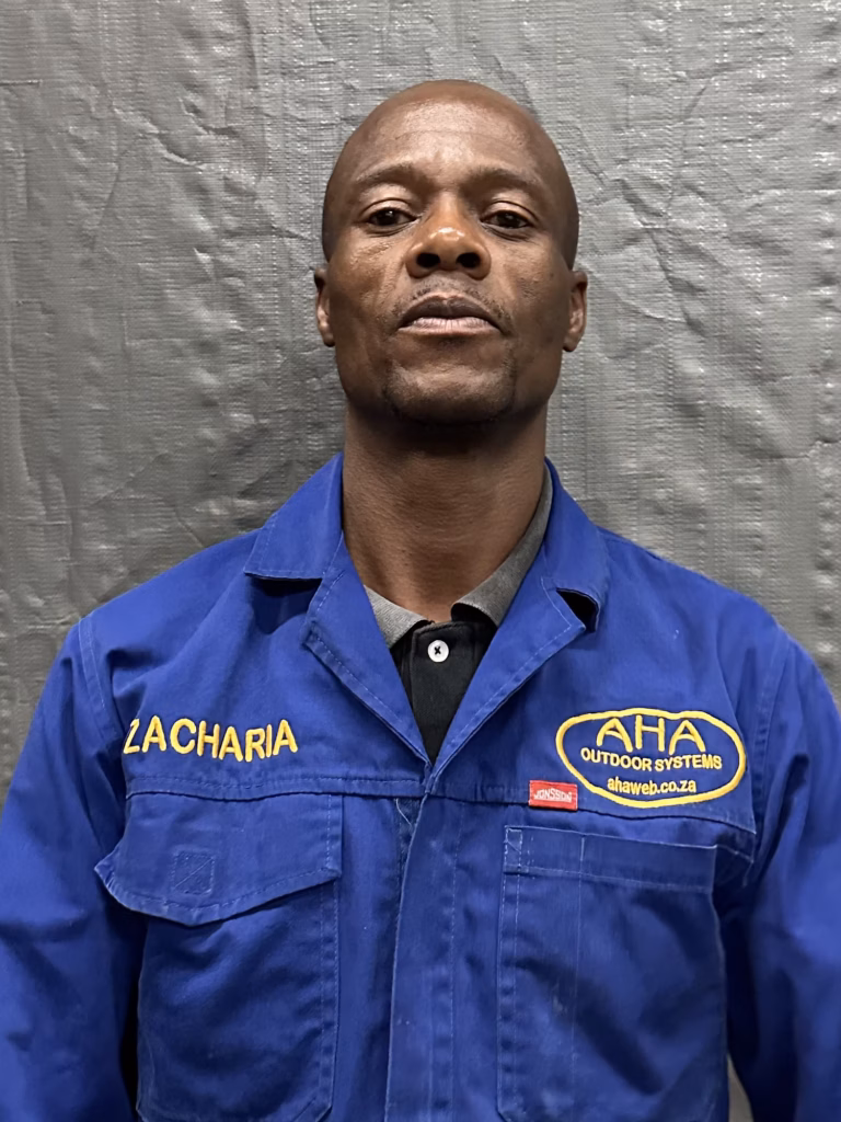 Sakkie Malebe from AHA Outdoor Systems